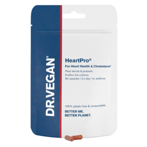UK DR.VEGAN® HeartPro® | Plant-sterols & Probiotic | 60 caps