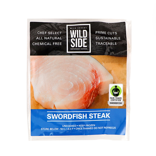 Frozen Wild Side Swordfish Steaks 227g - HK*
