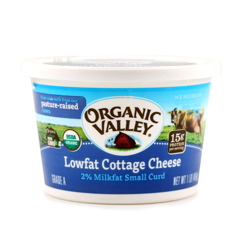 Organic Valley Cottage Cheese Low Fat 2% 16oz - US*