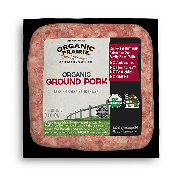 Frozen US Organic Prairie Ground Pork (Mince) 448g*