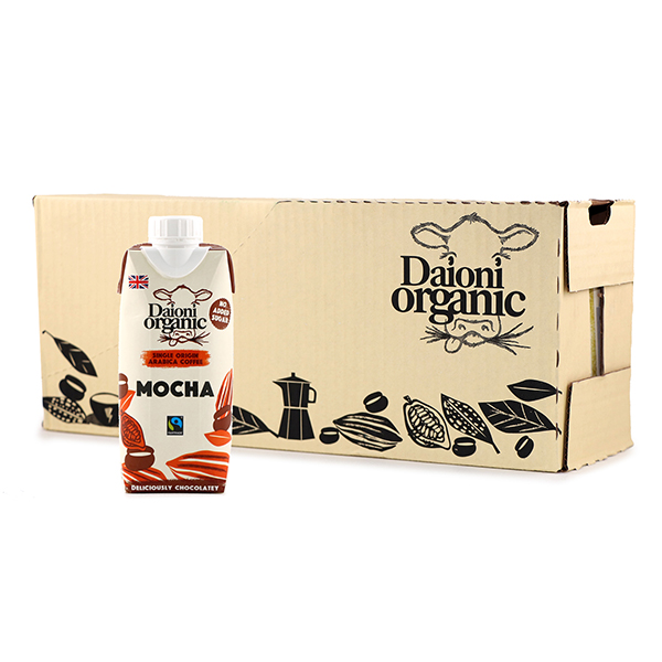 Daioni Organic UHT Mocha Case Offer (12*330ml)- UK*