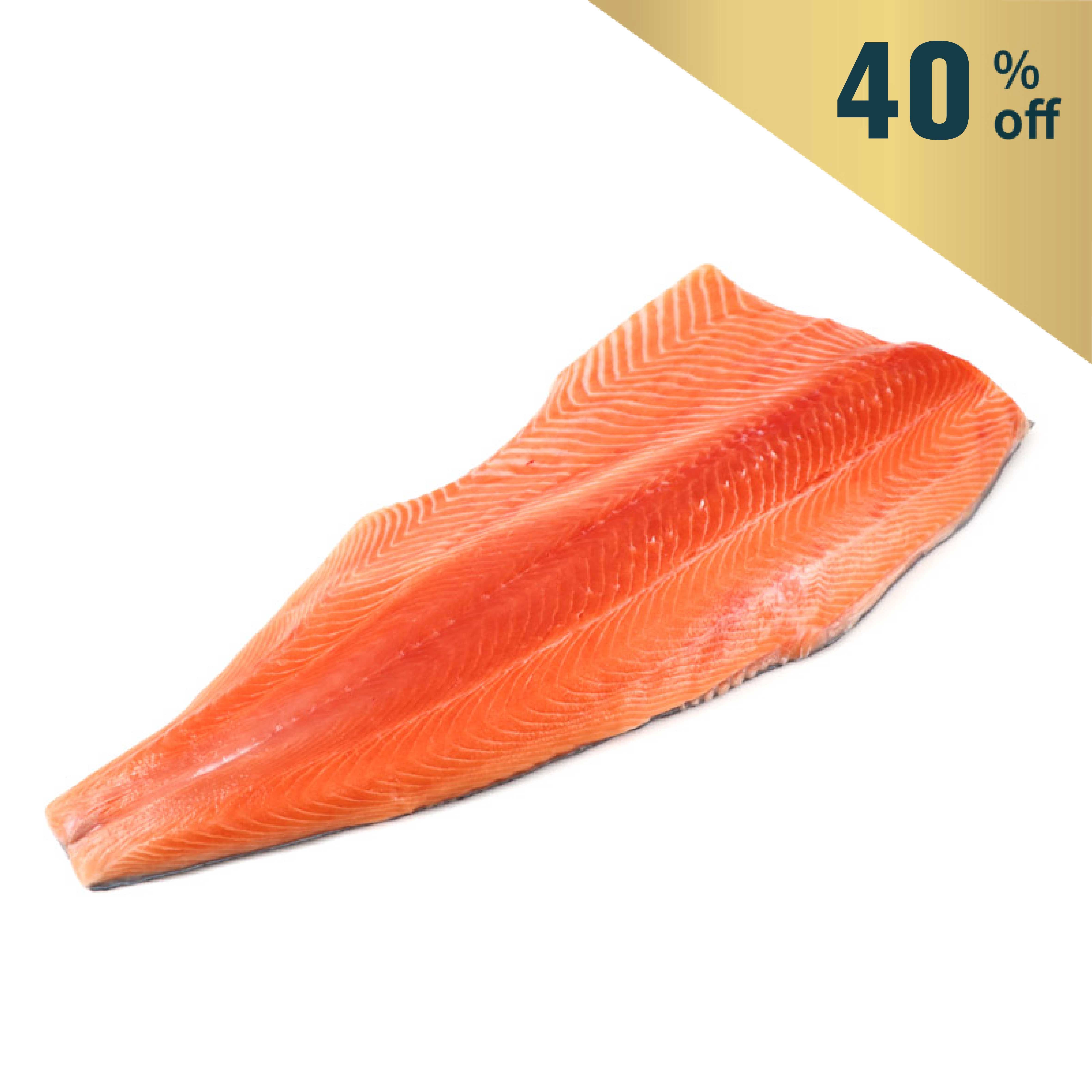 Irish OSO Organic Farmed Salmon Whole Side Fillet