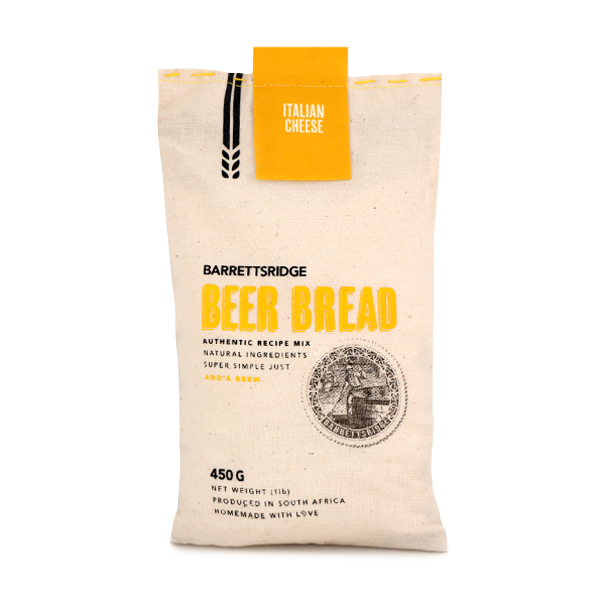 Barretts Ridge Beer Bread Italian Cheese 450g - Africa*