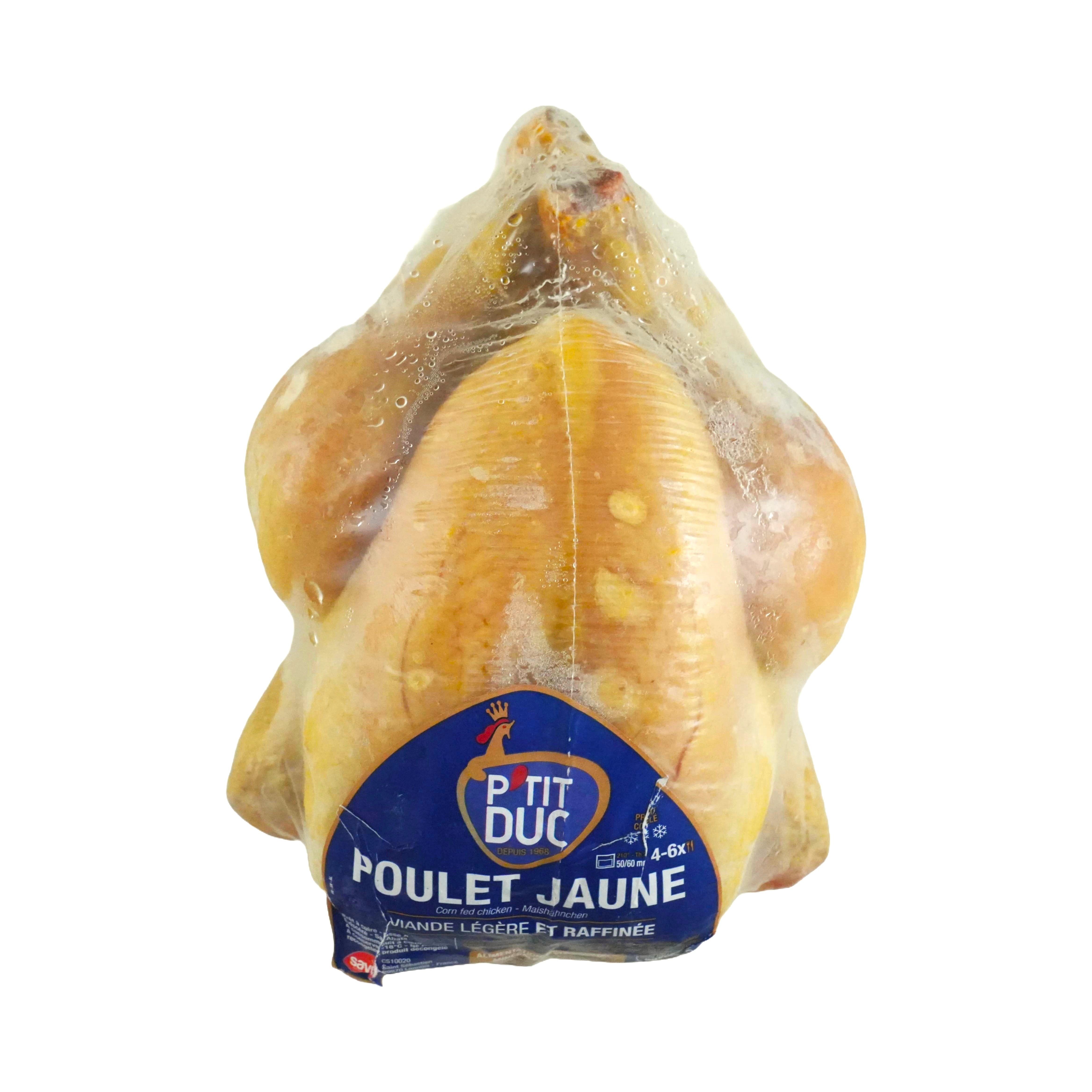 Frozen France Petit Duc Hala Yellow Chicken 1.2-1.3kg*