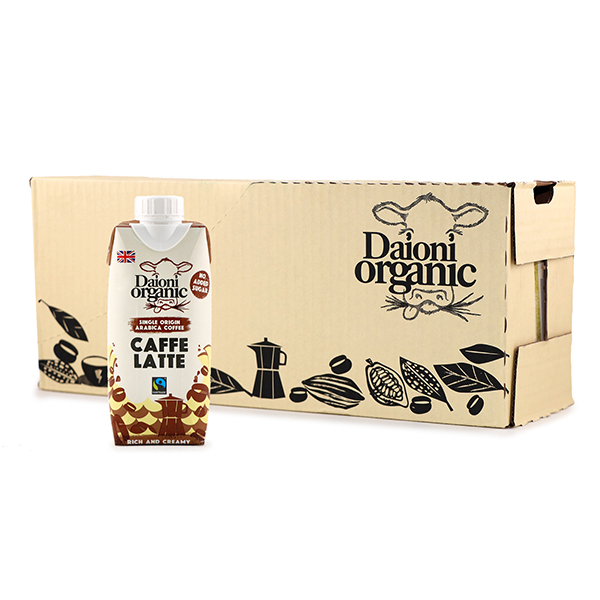 Daioni Organic UHT Caffe Latte Case Offer (12*330ml)- UK*