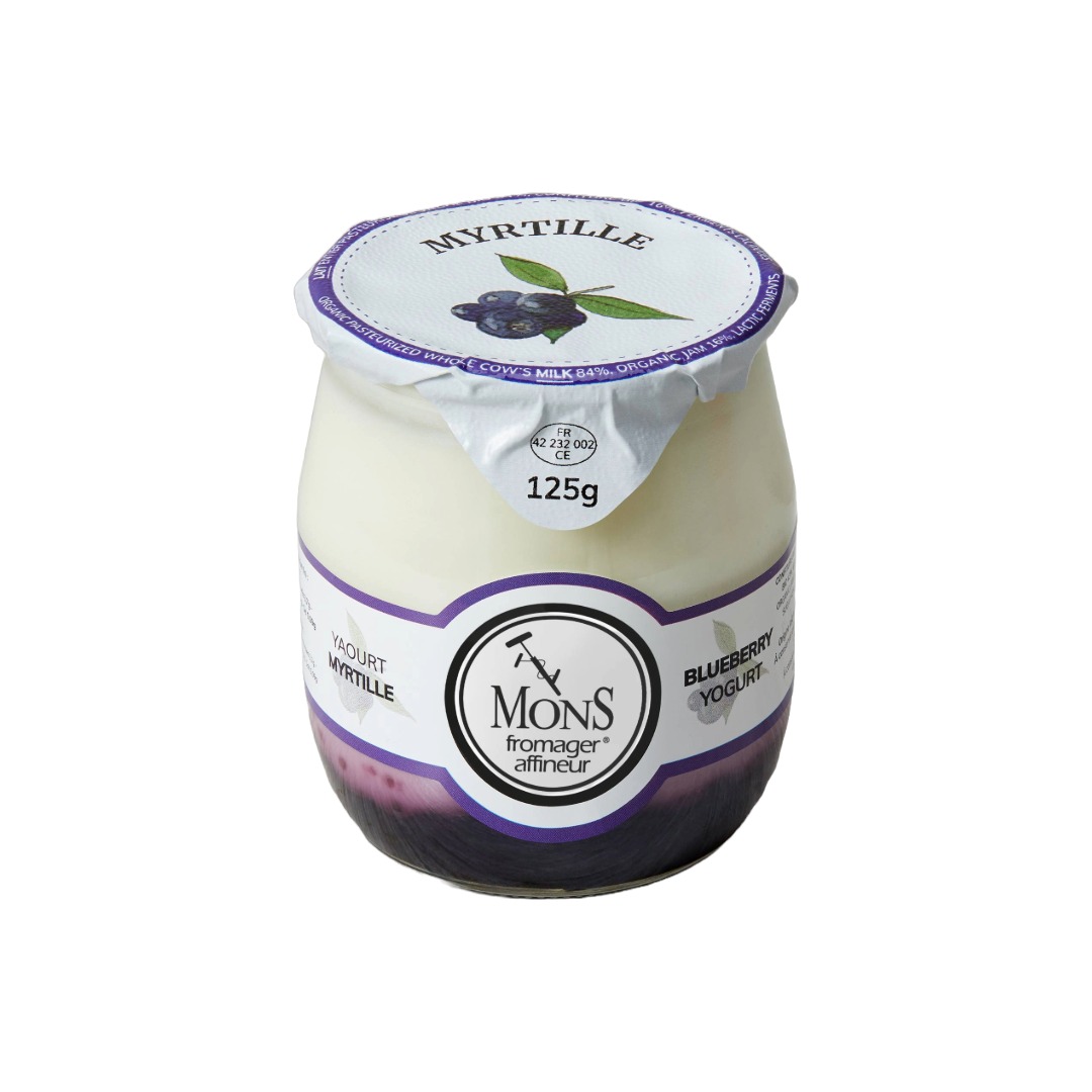 France Mons Organic Blueberry Yogurt 125g*