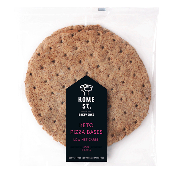 Frozen NZ Home St. GF Keto Pizza Bases 342g*