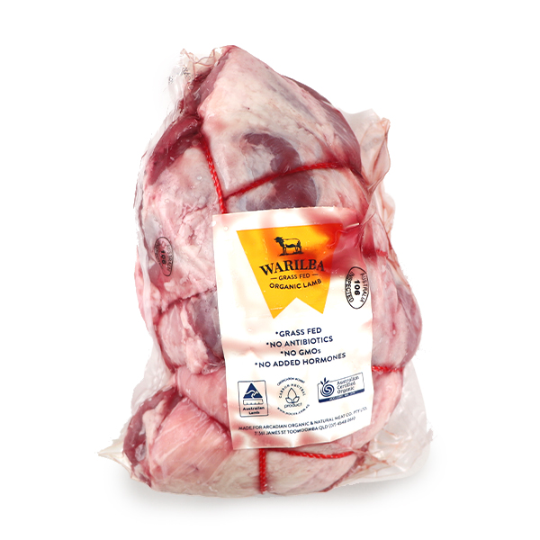 Frozen Organic Boneless Lamb Shoulder Rolled & Strung - Aus