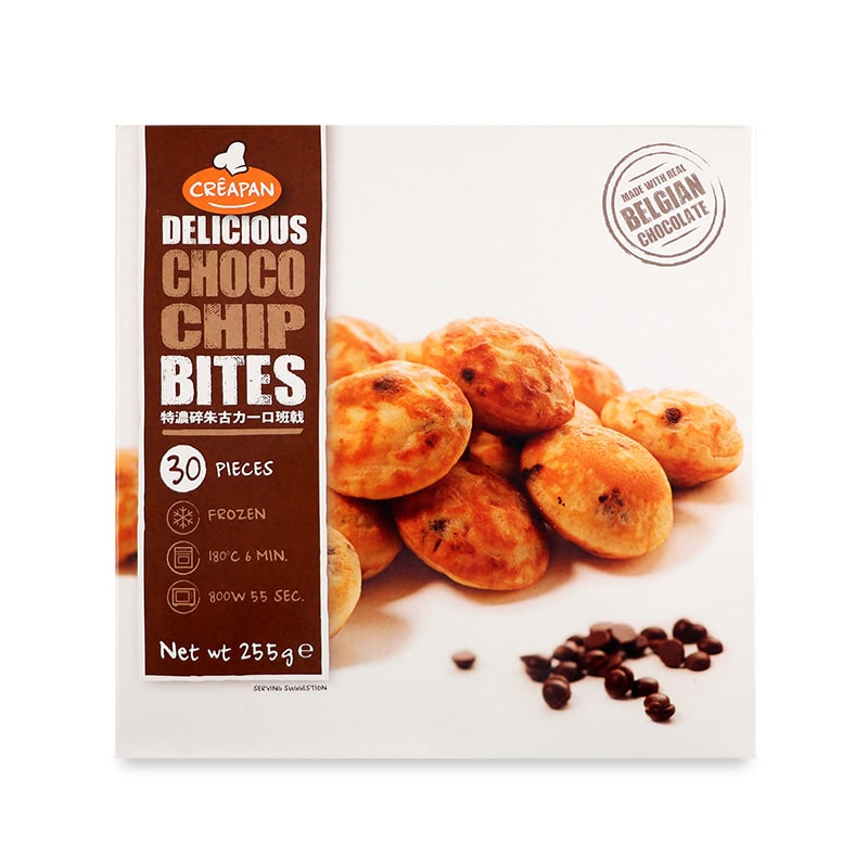 Frozen Belgium Creapan Choco Chip Bites 30 pieces 255g*