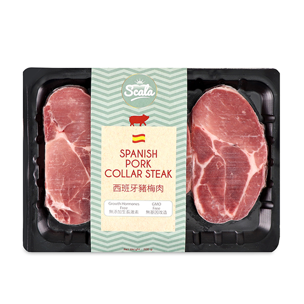 Frozen Spanish Scala H/F Pork Collar Steak 300g*