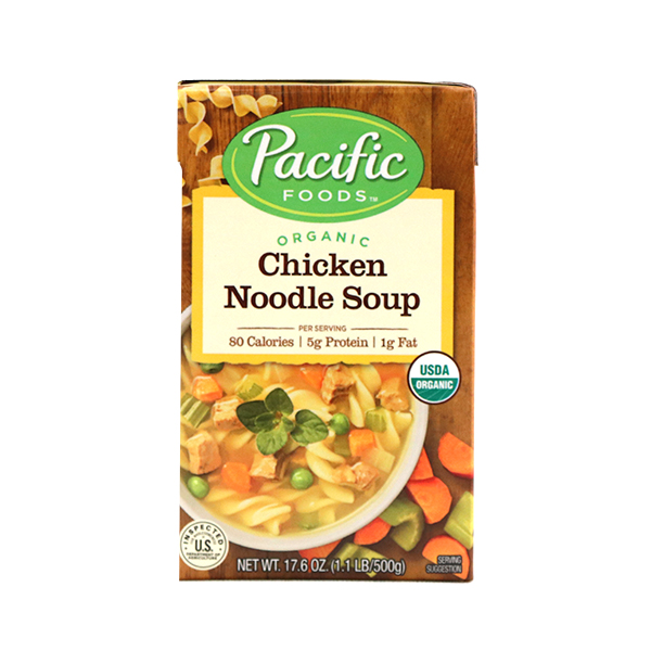 美國Pacific有機雞肉麵湯500克*