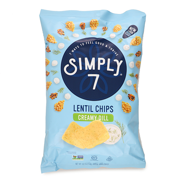 Simply 7 Lentil Chips Creamy Dill 113g - US*