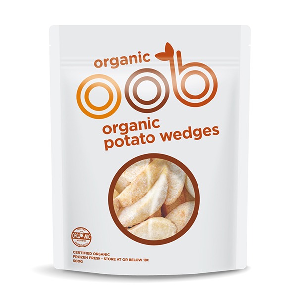 Frozen NZ Omaha Organic Potato Wedges 500g*