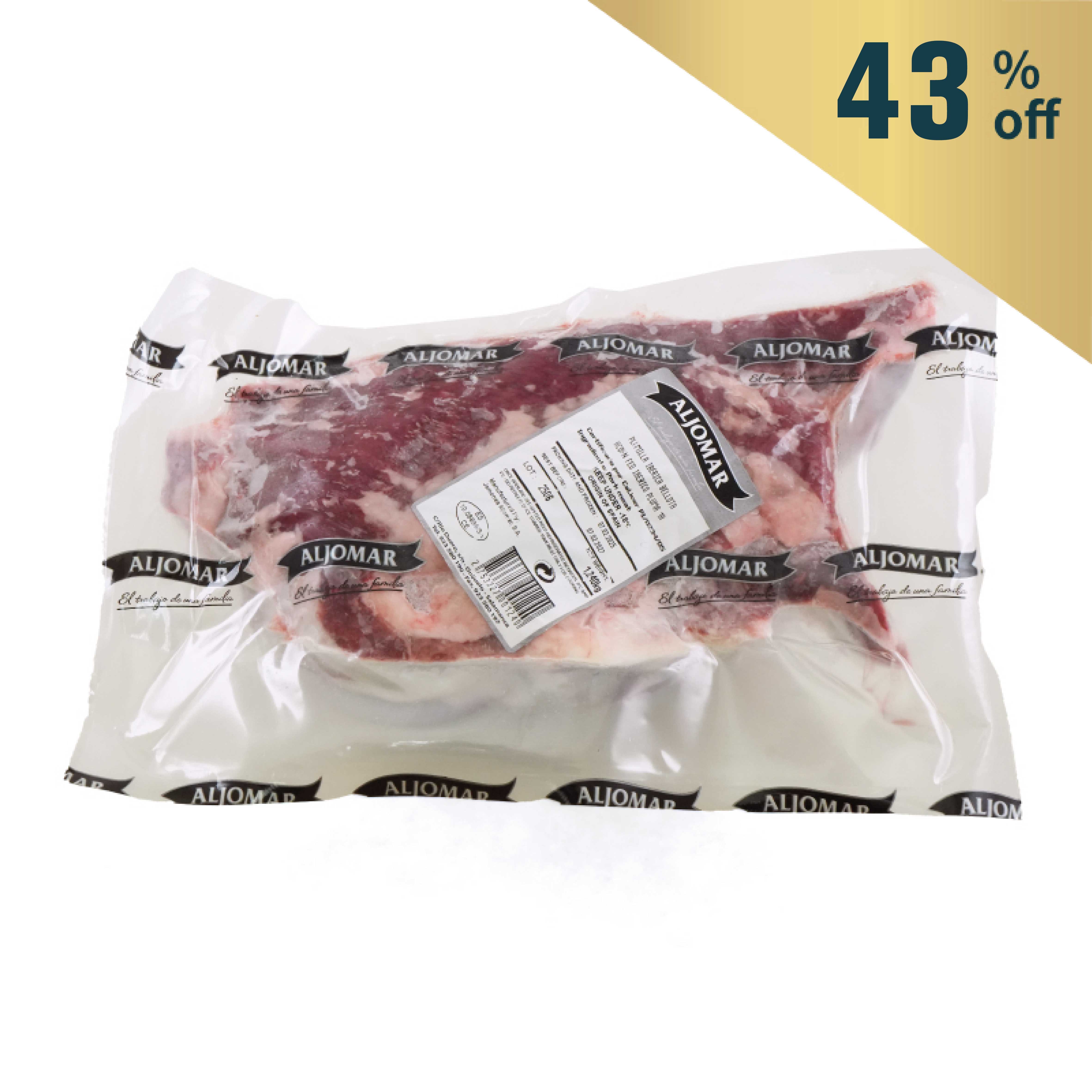 Frozen Spain Aljomar Acorn Fed Iberico Pork Pluma 1A