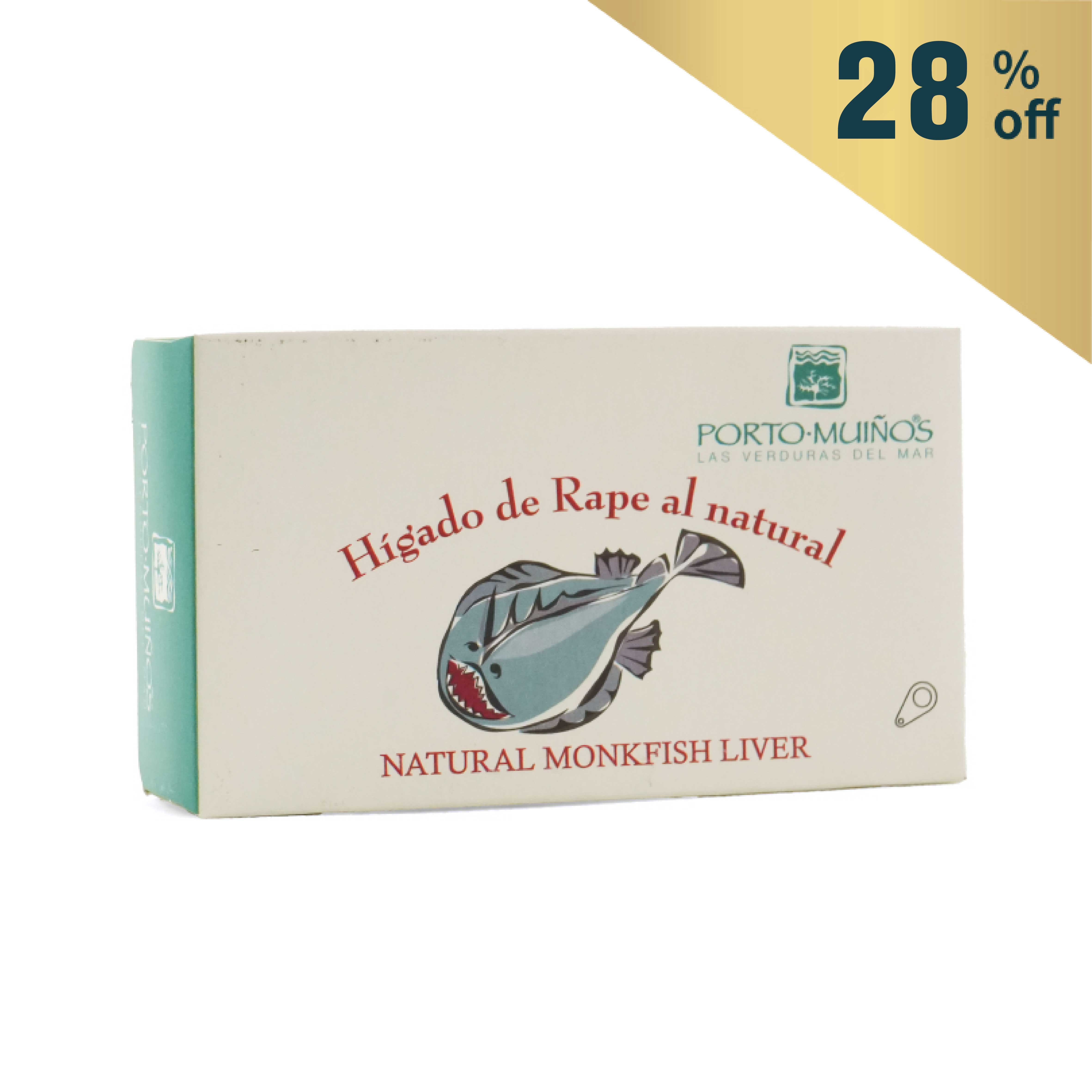 Spain Natural Monkfish Liver Tin 120g*