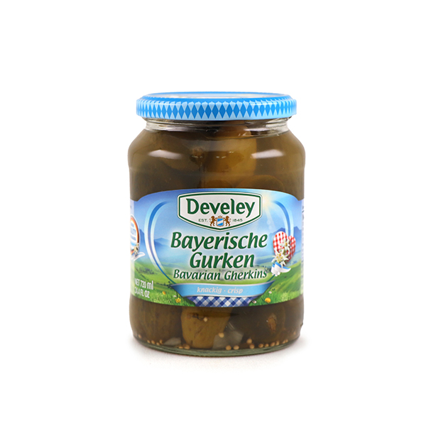 Develey Bavarian Gherkins 670g - Germany*