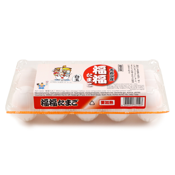 Aomori White Eggs 10pcs - Japan*