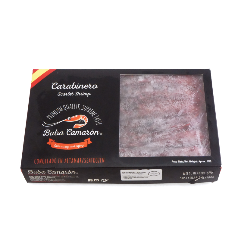 Frozen Spain Buba Camaron Scarlet Shrimp (Carabinero) 18/20 1kg*