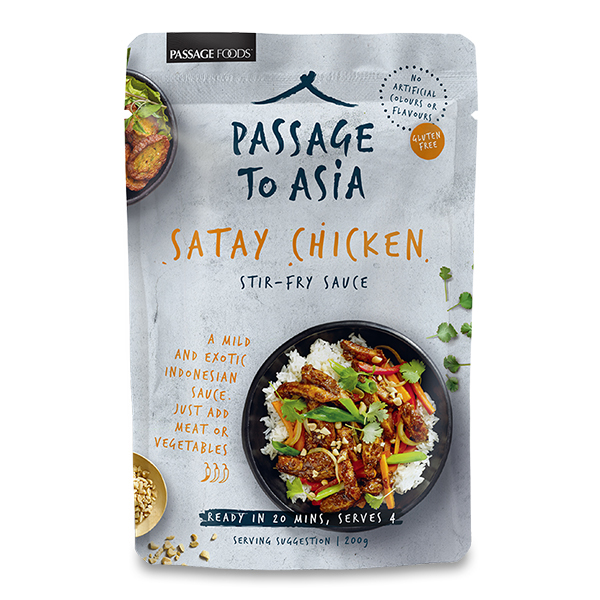 Passage to Asia Satay Chicken Stir-fry Sauce 200g - Aus*