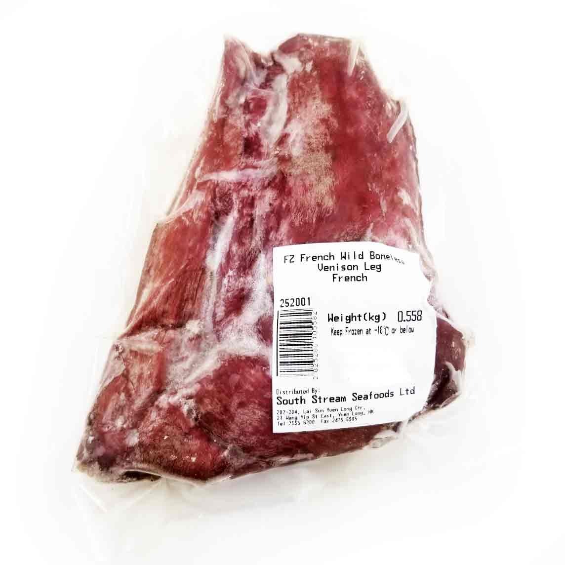 Frozen French Wild Boneless Venison Leg