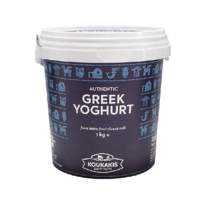 Koukakis Greek Yogurt Plain 10% Fat 1kg*