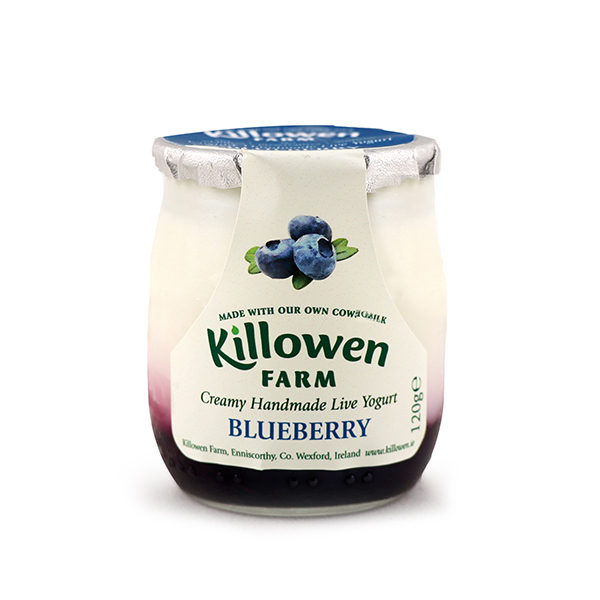 Killowen Farm Handmade Blueberry Live Yogurt 120g - Ireland*