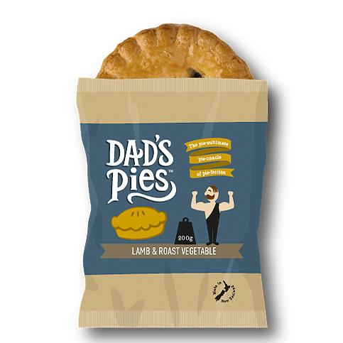 Frozen NZ Dad's Pie - Lamb & Roast Vegetable 200g*