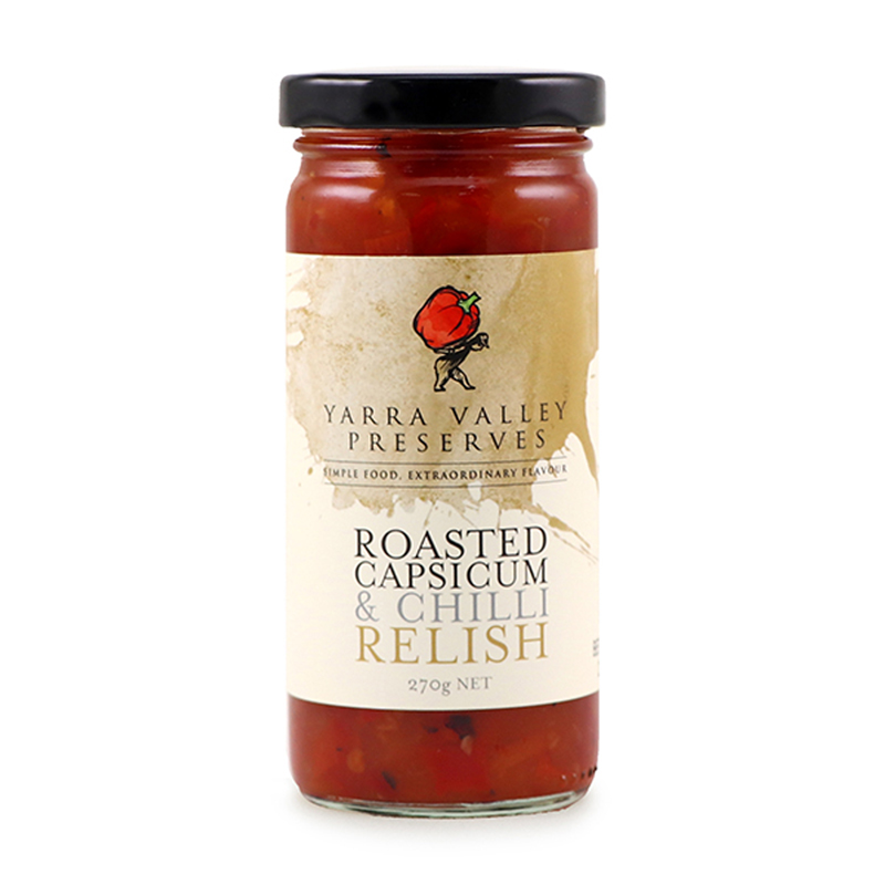 Yarra Valley Roasted Capsicum & Chilli Relish 270g - Aus*