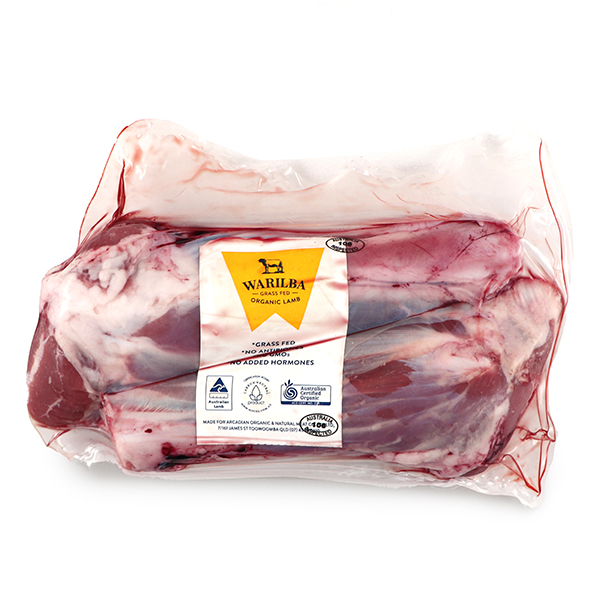 Frozen Organic Bone-in Lamb Foreshank - Aus