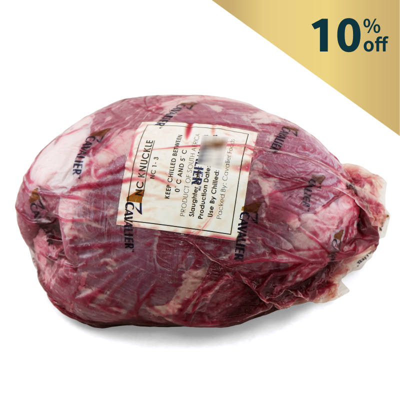 Frozen South Africa Cavalier Black Angus Knuckle Primal Cut