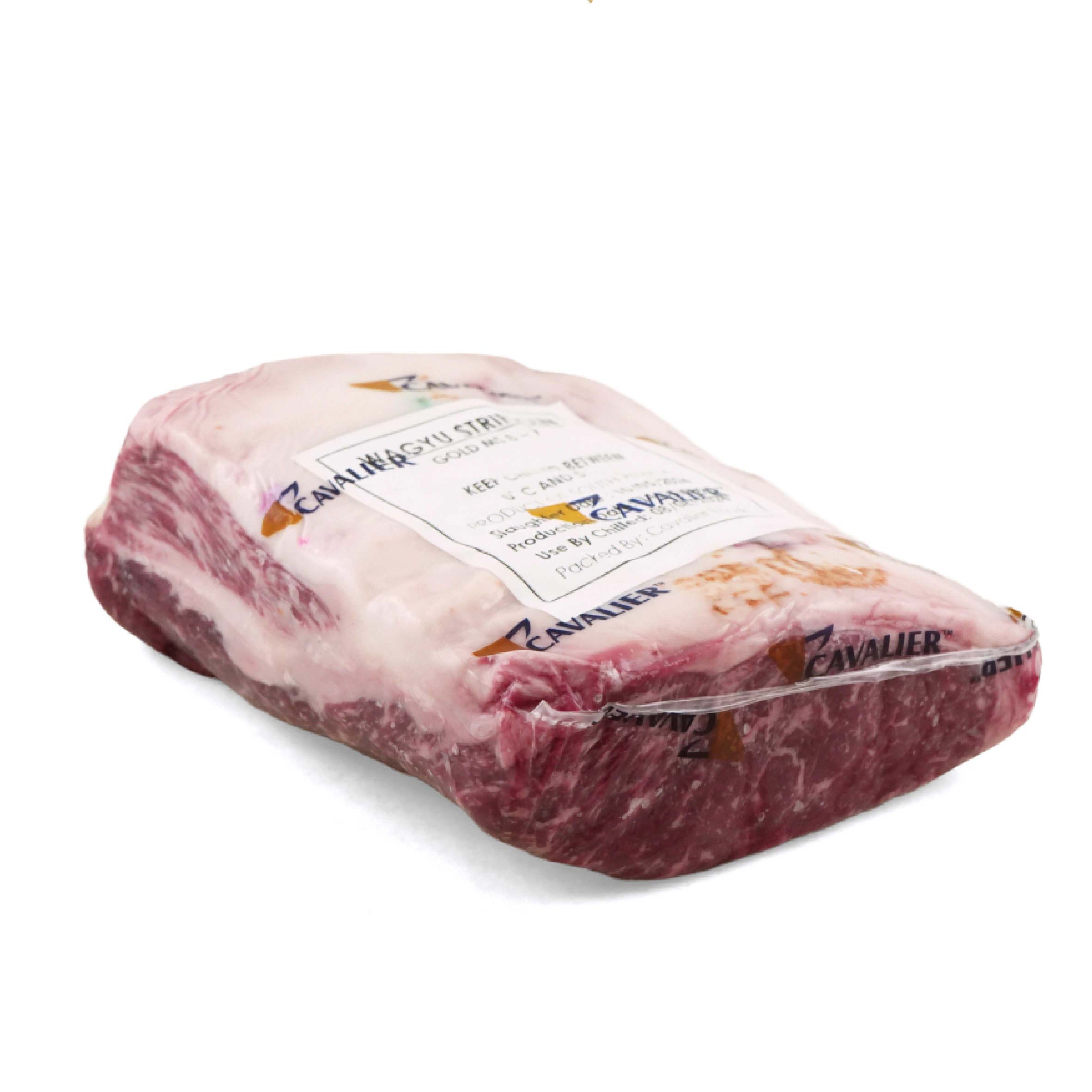 Frozen South Africa Cavalier 400 days Grain Fed MS8/9 Wagyu Striploin Primal Cut