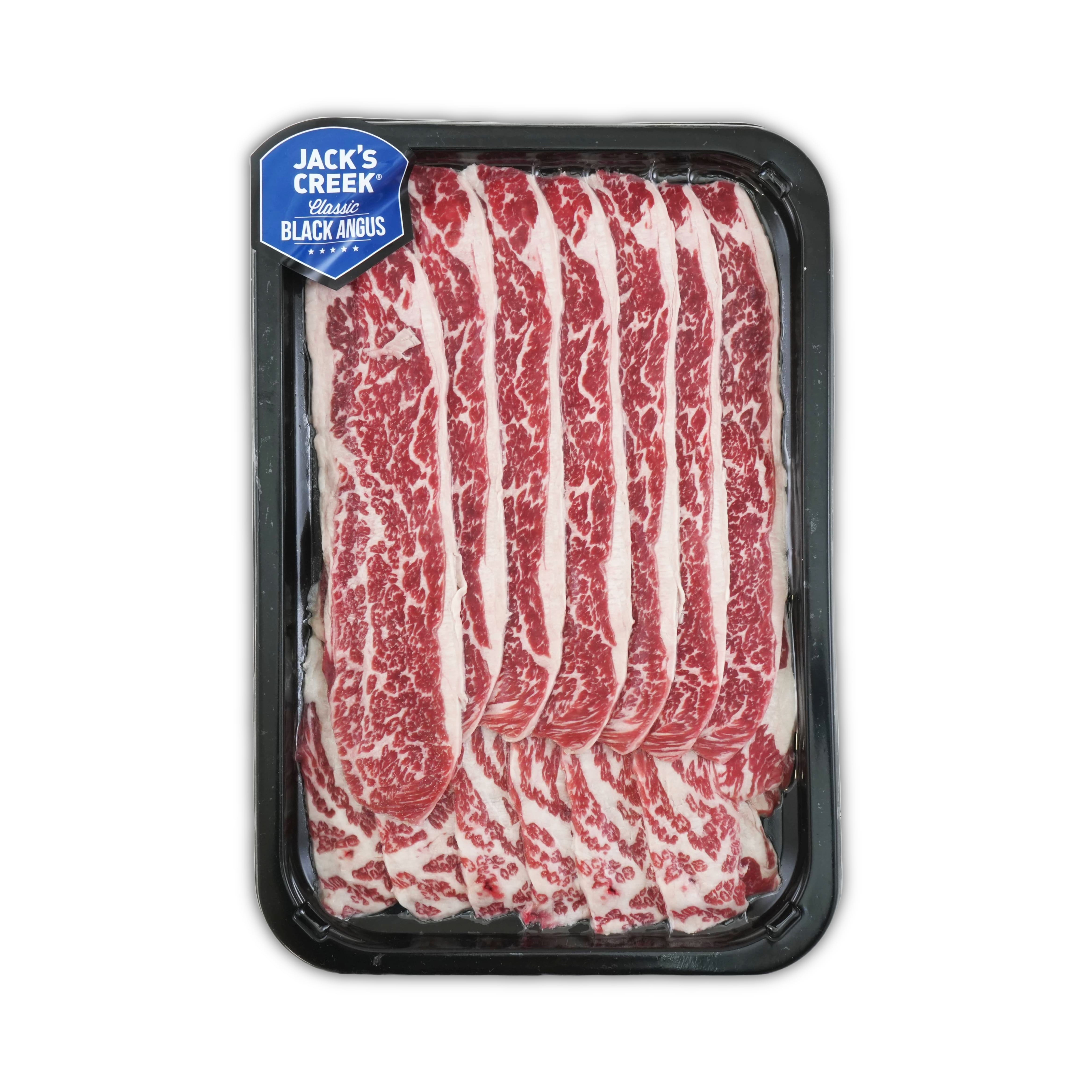 Frozen Aus Jack's Creek Black Angus 130days Grain Fed MS3+ Boneless Short Rib 2mm Sliced 200g*