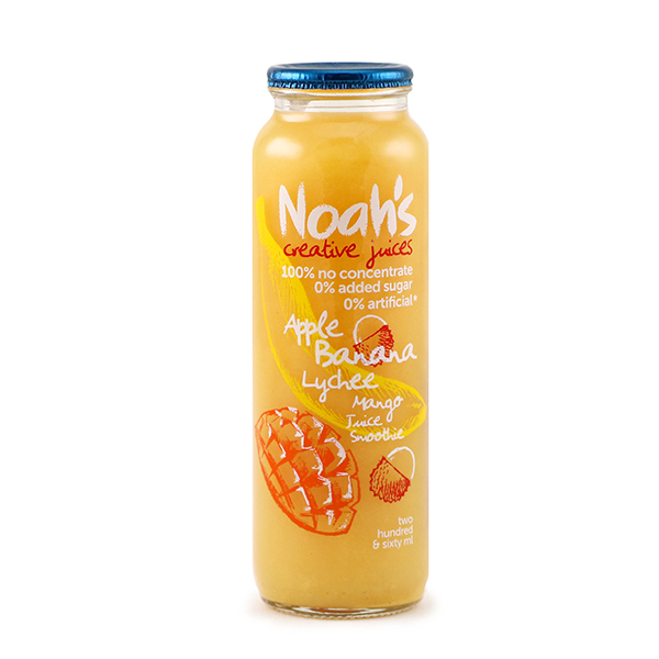 澳洲Noah's 蘋果香蕉荔枝和芒果果汁260毫升*