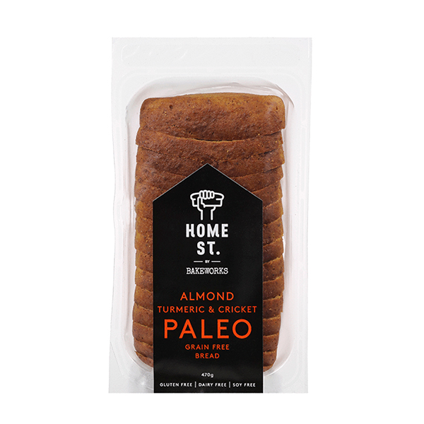 Frozen Home St. Almond Turmeric & Cricket Paleo Bread 470g - NZ*