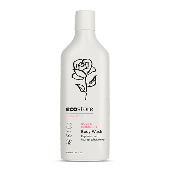 Ecostore Rose & Geranium Body Wash 400ml - NZ*