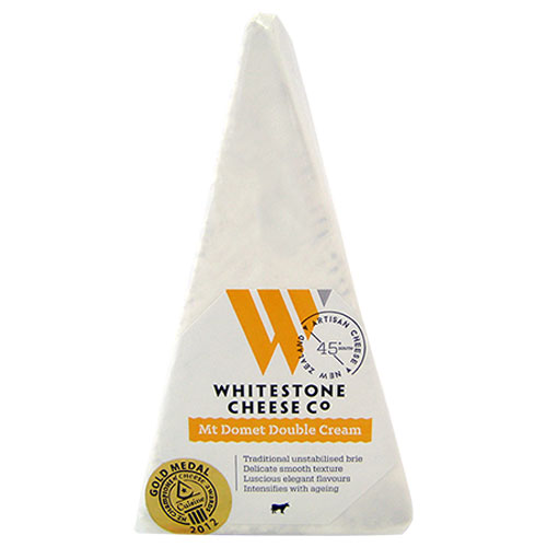 NZ Whitestone Mt Domet Double Cream Brie 125g*