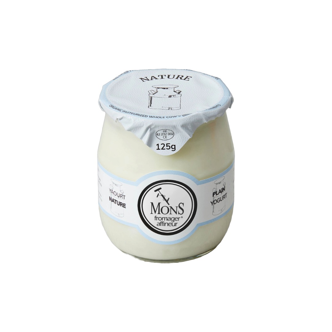 France Mons Organic Nature Yogurt 125g*