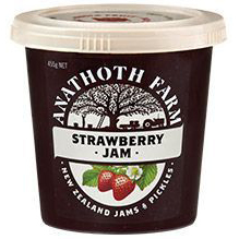 NZ Anathoth Farm Strawberry Jam 455g*