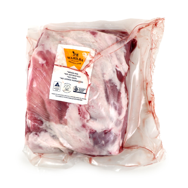Frozen Organic Bone-in Lamb Shoulder Square Cut - Aus