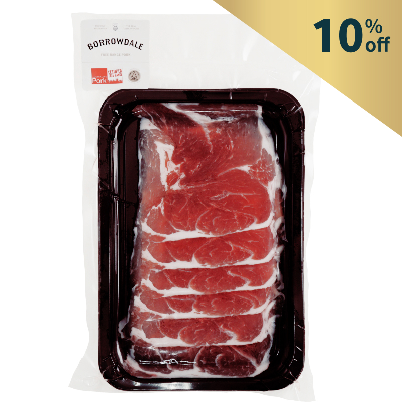 Frozen AUS Borrowdale Pork Shoulder for Hot Pot 200g*