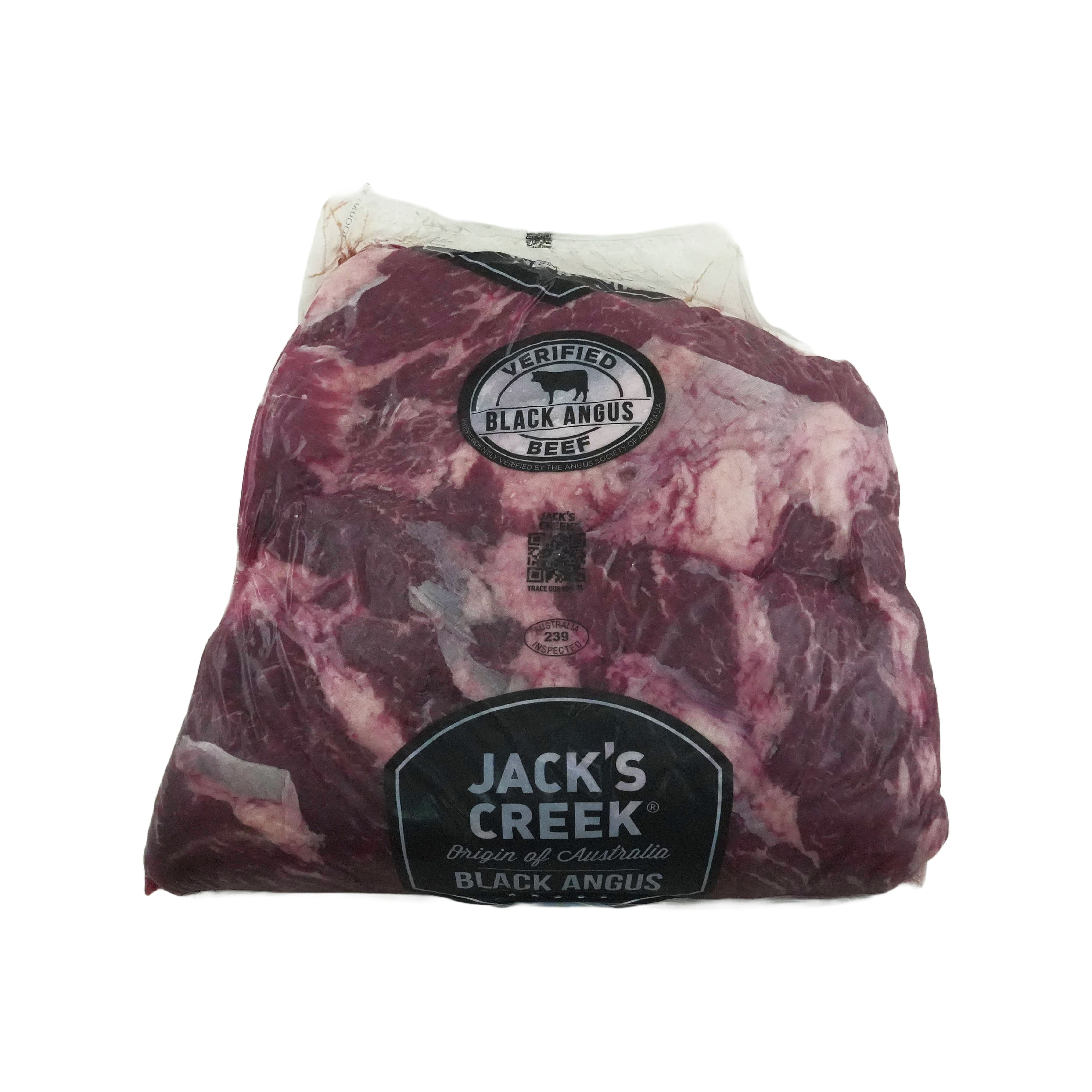 Aus Jack's Creek Black Angus 180days Grain Fed MS2+ Chuck Tail Flap