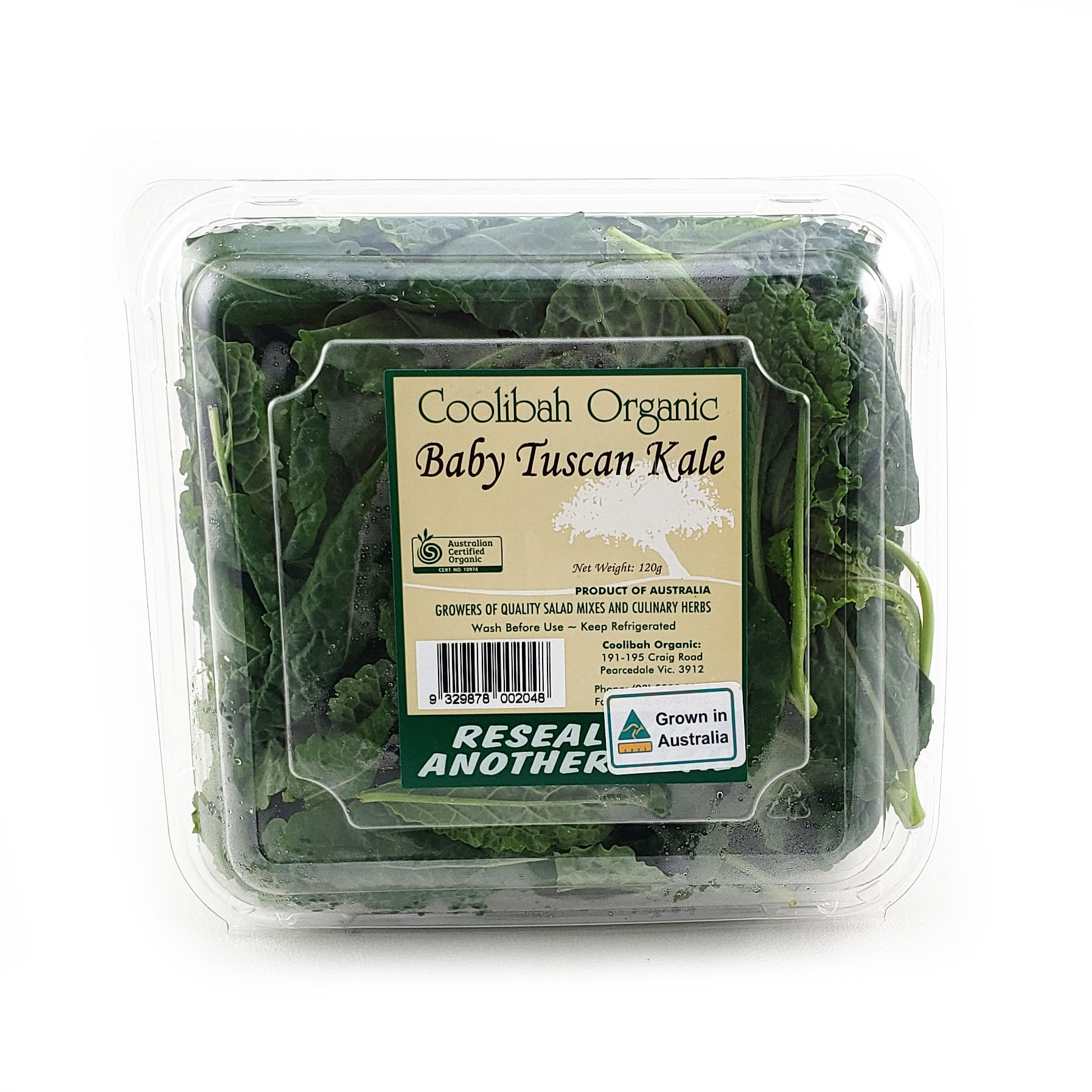 Organic Baby Kale Punnet 120g - AUS*