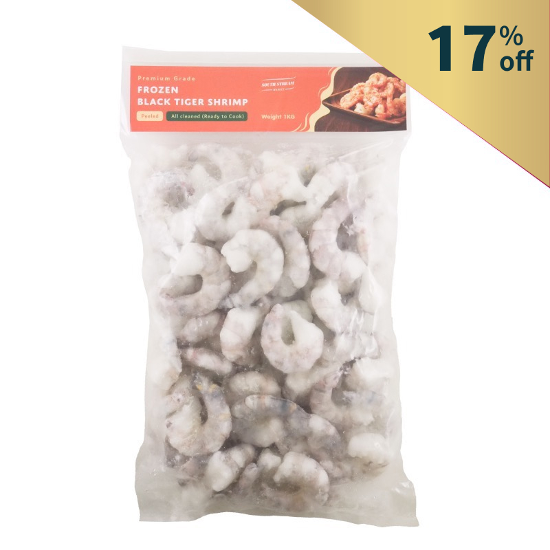 Frozen Vietnam Black Tiger Shrimp Meat (21/25) 1kg*