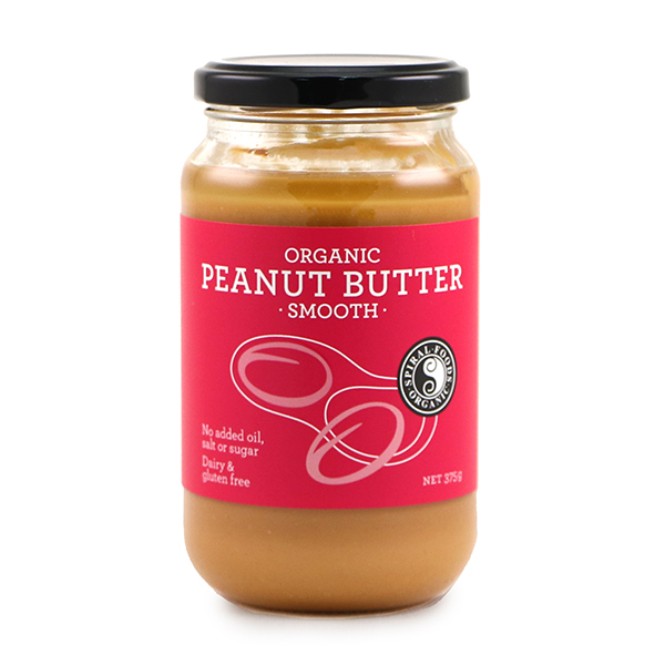 Spiral Organic Smooth Peanut Butter 375g - Aus*