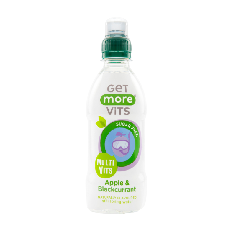 UK Get More Vits Apple & Blackcurrant Flavor Kids Multivitamin Drink, 330ml