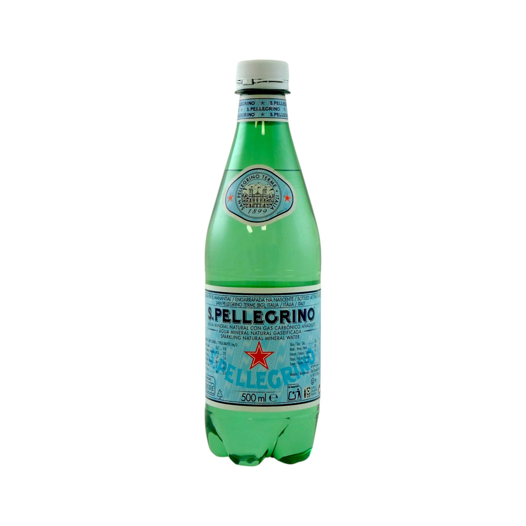 Italy S.Pellegrino Sparkling Mineral Water (Pet Bottle) 500ml*