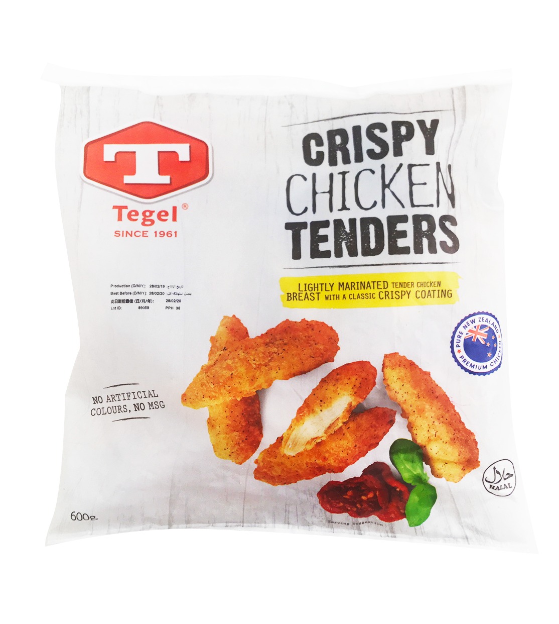 FZ NZ Tegel Crispy Chicken Tender 600g*