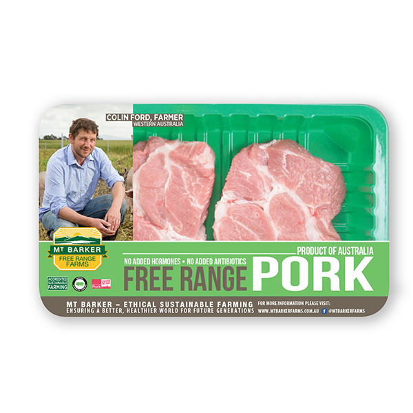 Aus MT Barker Pork Collar Butt 250g*