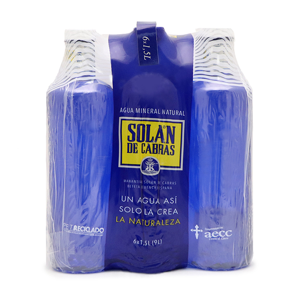 Solan de Cabras Mineral Water 1.5L (6 bottles) - Spain*