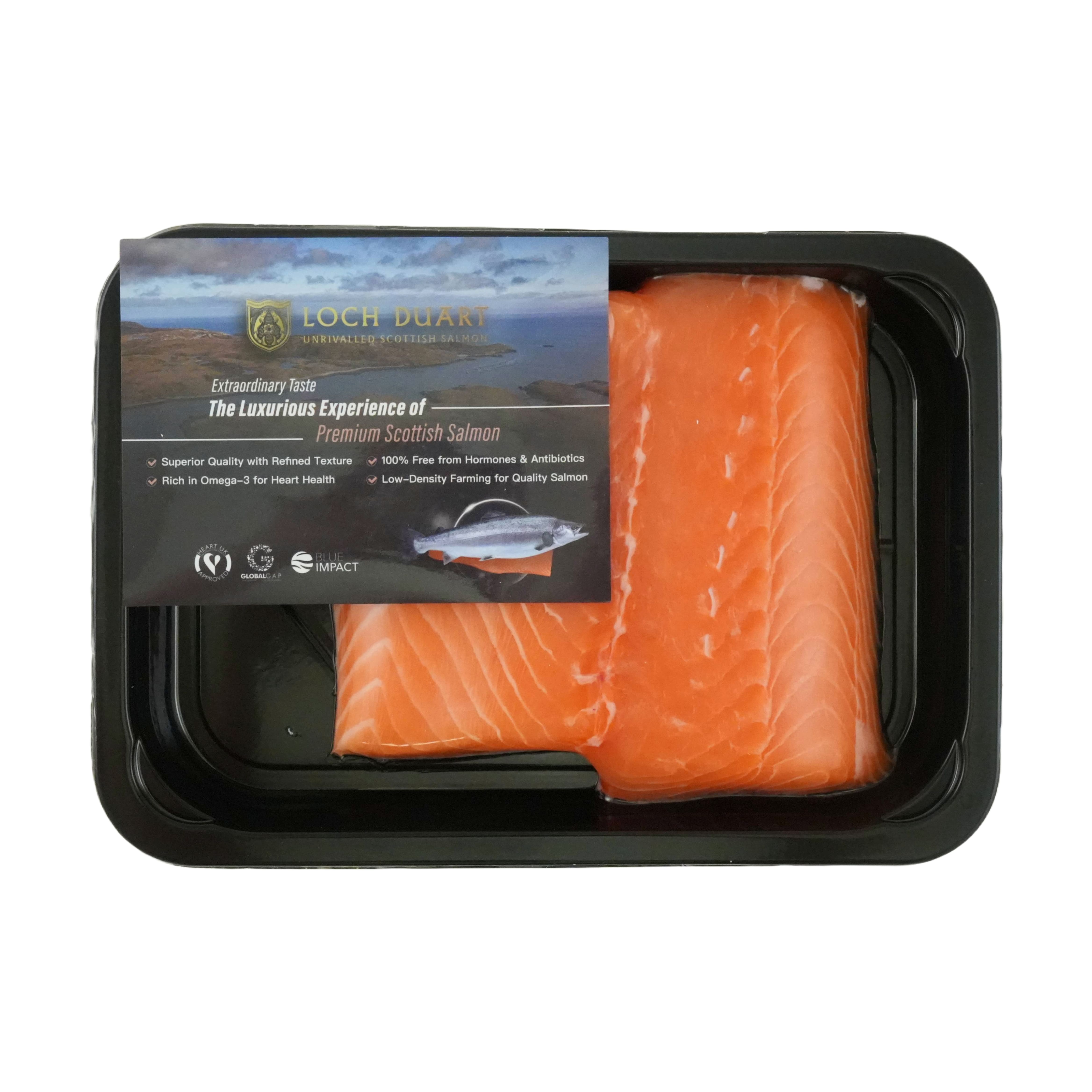 Frozen Scottish Loch Duart Salmon Fillet 170gx2*
